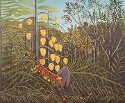 Henri Rousseau Struggle between Tiger and Bull oil on canvas